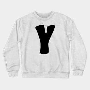 Letter Y Crewneck Sweatshirt